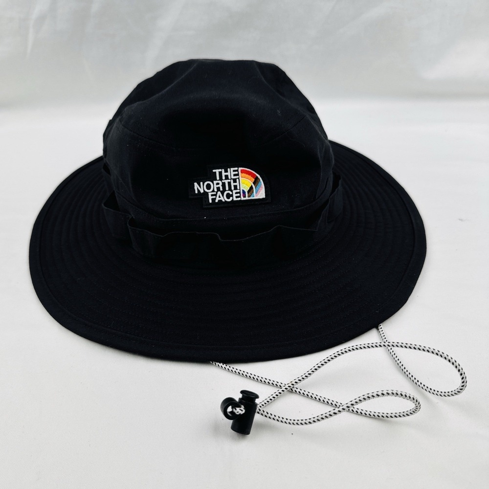 The North Face Class V Brimmer Hat Black Sun Boonie Hiking Outdoor S/M UPF 40+